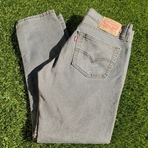 511 Levi's Classic Straight Men's Jeans in Light Gray 33x32